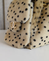 Chanel Chanel 25 Mini  | Cheetah Print Gold Hardware-details