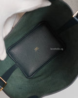 Hermes Picotin Lock 18 Vert Cypress Taurillon Clemence Gold Hardware-details