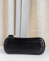 Chanel Gabrielle Hobo Small | Black Aged Calfskin Multicolored Hardware-details