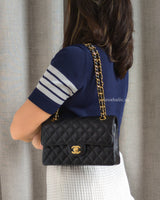 Chanel Classic Flap Small  | Black Caviar Gold Hardware-model