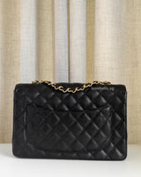 Chanel Classic Flap Jumbo | Black Caviar Gold Hardware-back