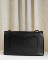 Chanel Maxi Flap 38cm | 26S Black Caviar Gold Hardware-back