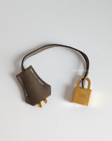 Hermes Birkin Retourne 25 | Etoupe Togo Gold Hardware-details