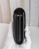 Hermes Constance To Go | Black/Noir Epsom Palladium Hardware-side