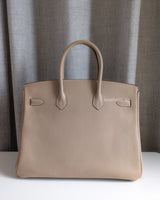 Hermes Birkin Retourne 35 | Trench Togo Gold Hardware-back