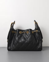 Chanel Chanel 25 Mini | 26A Black Caviar Gold Hardware-back
