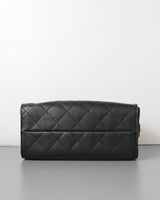 Chanel Chanel 25 Mini | 26A Black Caviar Gold Hardware-details