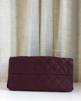 Chanel Chanel 25 Small | 26A Burgundy Caviar Gold Hardware-details