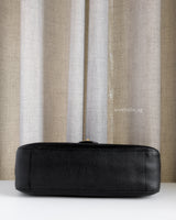 Chanel Maxi Flap 32cm | 26A Black Caviar Gold Hardware-details