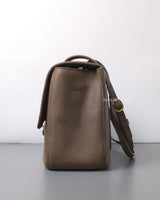 Maxi Flap 32cm | 26A Dark Khaki Caviar Gold Hardware