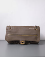 Maxi Flap 32cm | 26A Dark Khaki Caviar Gold Hardware