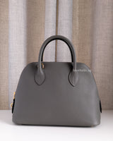 Hermes Bolide 25 Evercolor Leather | Gris Meyer Gold Hardware-back