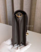 Hermes Roulis Mini | Gris Etain Calfskin Permabrass Hardware-side