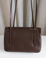 Chanel Preppy Coco Small | 26B Brown Caviar Brushed Gold Hardware-back