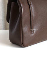 Chanel Preppy Coco Small | 26B Brown Caviar Brushed Gold Hardware-details