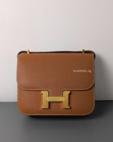 Hermes Constance Mini 18 | Gold Epsom Gold Hardware-front1