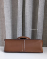 Hermes Hazlan 25 | Gold Taurillon Clemence Palladium Hardware-details