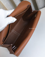Hermes Hazlan 25 | Gold Taurillon Clemence Palladium Hardware-details