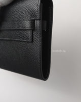 Hermes Kelly To Go Noir Epsom Gold Hardware-details