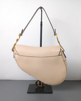 Dior Saddle Medium | Caramel Beige Calfskin Brushed Gold Hardware-back