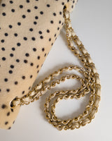 Chanel Classic Flap Medium | 26A Cheetah/Polka Dot Pony Hair Gold Hardware-details