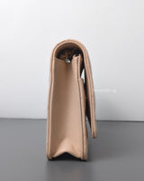 Chanel Wallet On Chain Beige Caviar Light Gold Hardware-side