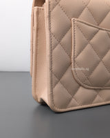 Chanel Wallet On Chain Beige Caviar Light Gold Hardware-details