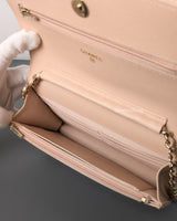 Chanel Wallet On Chain Beige Caviar Light Gold Hardware-details