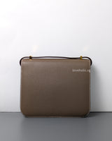 Constance Mini 18 | Etoupe 18 Epsom Gold Hardware