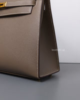 Kelly Sellier 25 | Etoupe 18 Epsom Gold Hardware