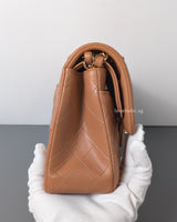 Classic Flap Small | 21P Caramel Lambskin Light Gold Hardware