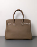 Birkin Retourne 30 | Etoupe 18 Togo Palladium Hardware