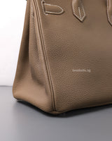 Birkin Retourne 30 | Etoupe 18 Togo Palladium Hardware