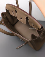 Birkin Retourne 30 | Etoupe 18 Togo Palladium Hardware