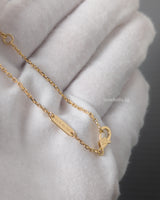 Vintage Alhambra Necklace Mother of Pearl 18K Gold