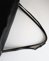 Chanel Maxi Flap 38cm  | 26A Black Caviar Silver Hardware-details