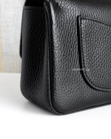 Chanel Maxi Flap Mini | 26B Black Caviar Gold Hardware-details