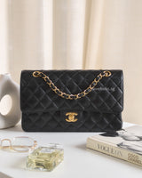Classic Flap Medium | Black Caviar Gold Hardware