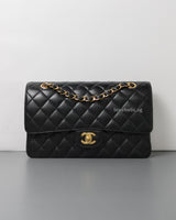 Classic Flap Medium | Black Caviar Gold Hardware