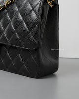 Classic Flap Medium | Black Caviar Gold Hardware