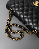 Classic Flap Medium | Black Caviar Gold Hardware