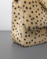 Classic Flap Medium | 26A Cheetah/Polka Dot Pony Hair Gold Hardware