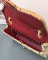 Classic Flap Medium | 26A Cheetah/Polka Dot Pony Hair Gold Hardware