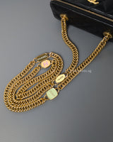 Vanity Bag with Chain 23C Black Lambskin Gold Hardware