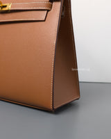 Kelly Sellier 25  | Gold Epsom Gold Hardware