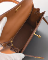 Kelly Sellier 25  | Gold Epsom Gold Hardware