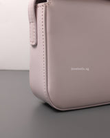 Triomphe Shoulder Bag Peony/Pastel Pink Shiny Calfskin Gold Hardware