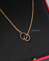 Cartier Love Necklace 18K Rose Gold-front