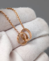 Cartier Love Necklace 18K Rose Gold-model