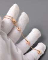 Bvlgari B.zero1 Necklace Mini with Pavé Diamonds | 18K Rose Gold-front1